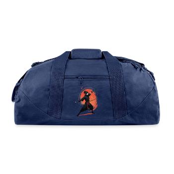 Dance of the Blade - Recycled Duffel Bag - navy - Front
