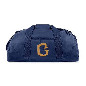 Alphabetical G - Recycled Duffel Bag - navy - Front