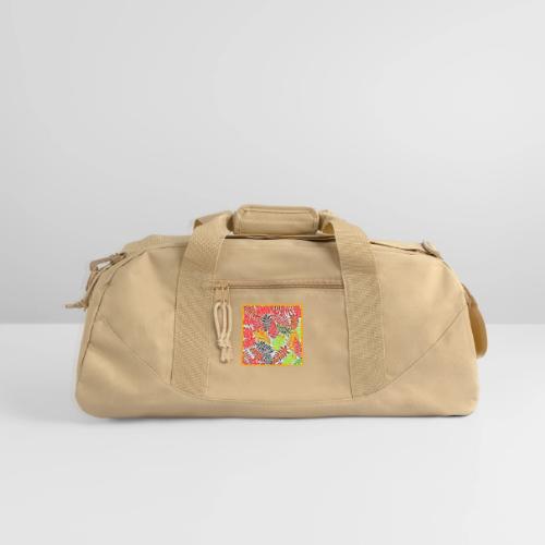 Chic Leaves Artistic Spectrum - Recycled Duffel Bag