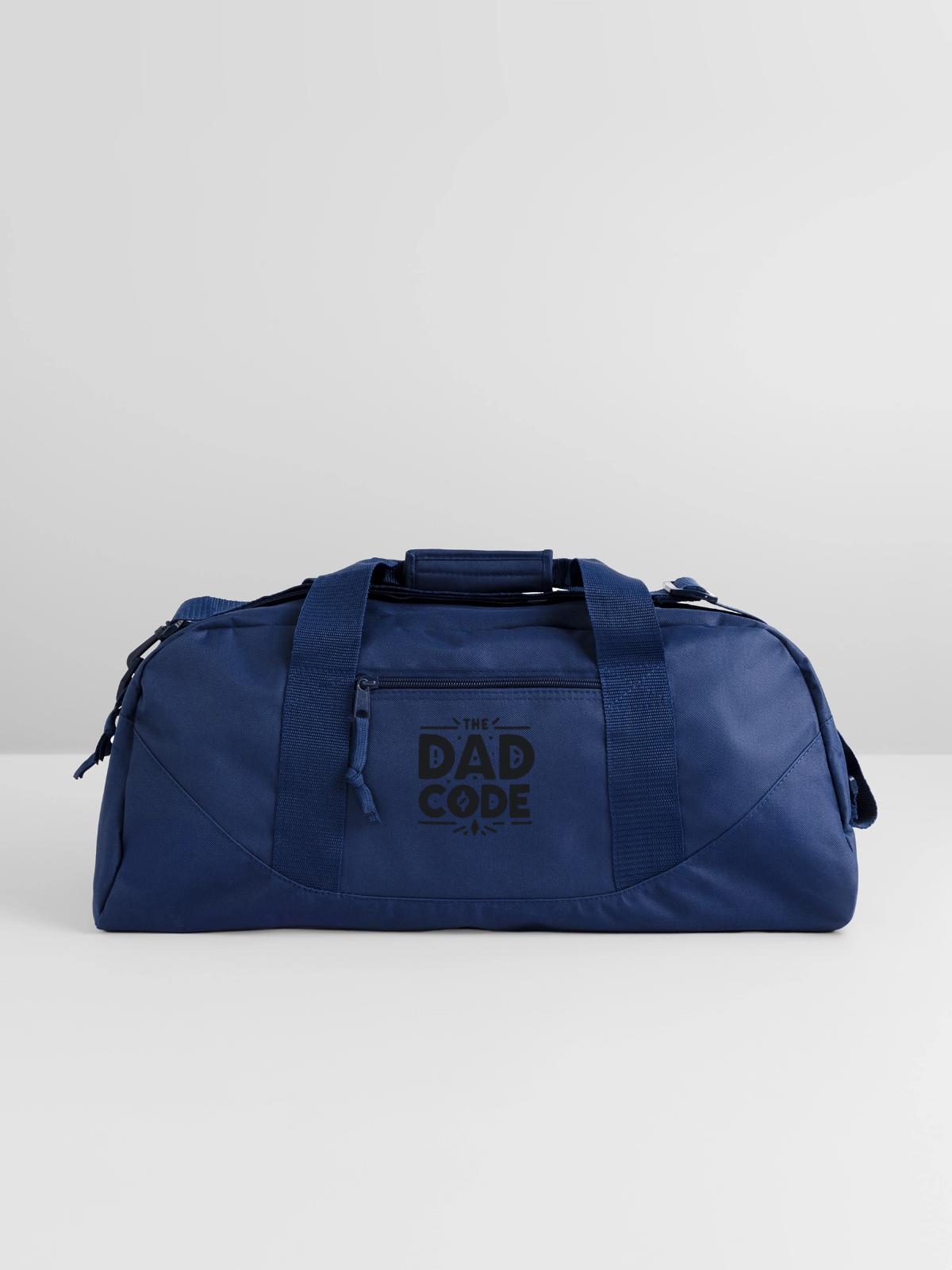 The Dad Code - Recycled Duffel Bag - navy - Front