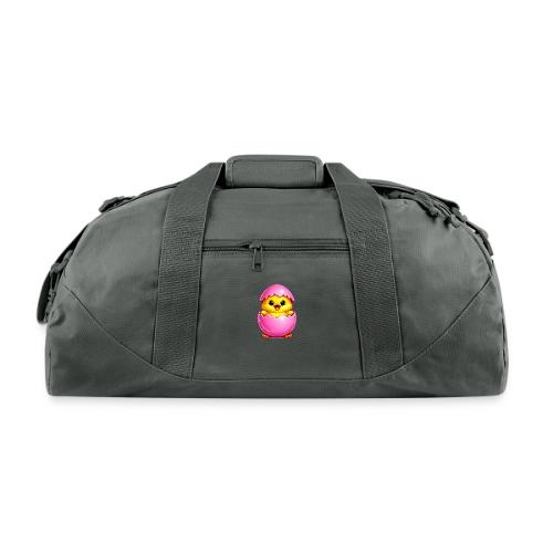 Easter Chick Pink - Recycled Duffel Bag
