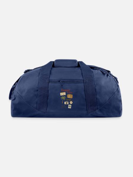 Travel Vibe - Recycled Duffel Bag - navy