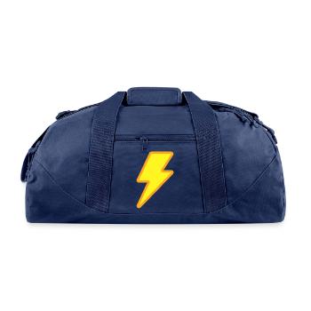 Lightning Bolt - Recycled Duffel Bag - navy - Front