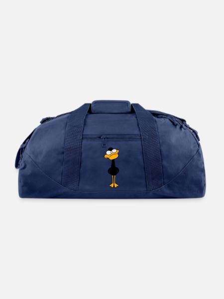 Funny Duck - Recycled Duffel Bag - navy