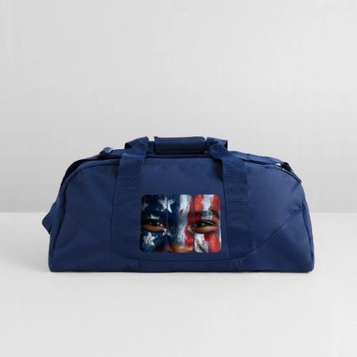 USA: Three Panels of Pride - Recycled Duffel Bag