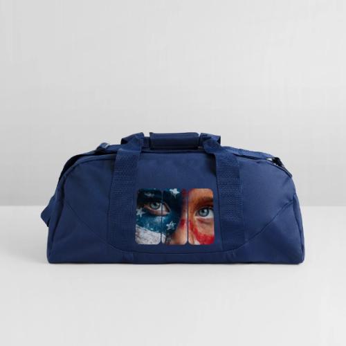 USA: Star-Spangled Glance - Recycled Duffel Bag