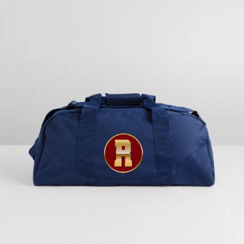 Letter R – Capital Varsity Alphabet Monogram - Recycled Duffel Bag