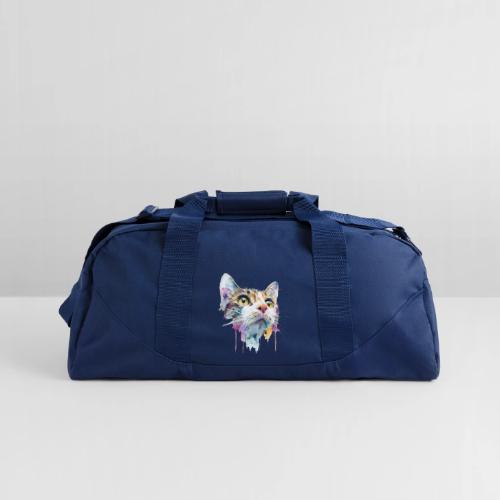 Chromatic Cat Splash - Recycled Duffel Bag