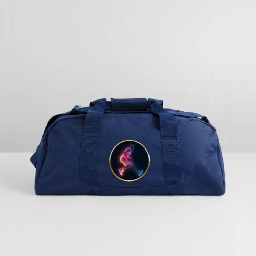 Basketball: Golden Court Glow - Recycled Duffel Bag