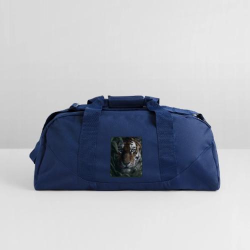 Tiger Jungle Eyes Wildlife Design - Recycled Duffel Bag
