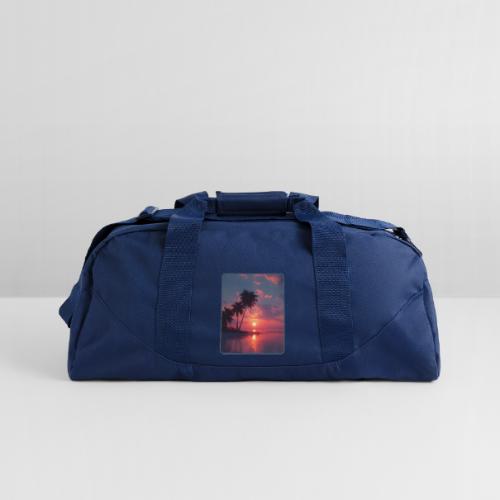Tropical Sunset Ocean Reflection Design - Recycled Duffel Bag