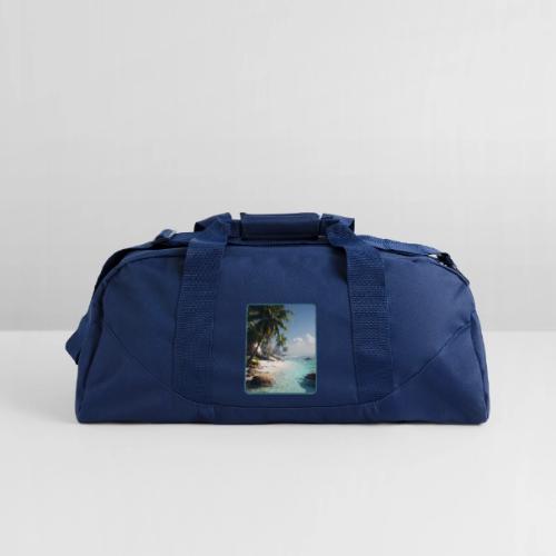 Tropical Beach Paradise Palm Design - Recycled Duffel Bag