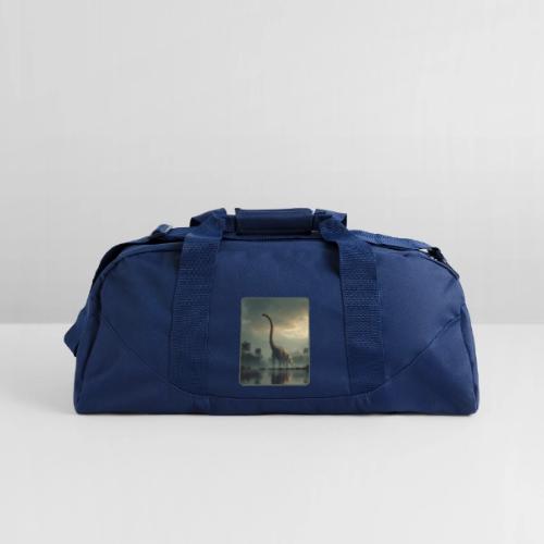 Brachiosaurus Misty Lake Design - Recycled Duffel Bag
