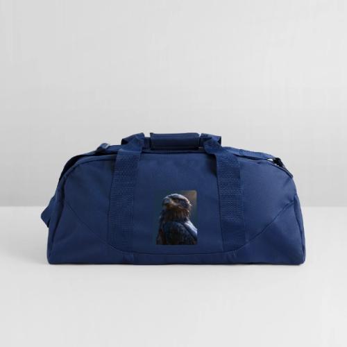 Majestic Eagle Cinematic Portrait Design - Recycled Duffel Bag