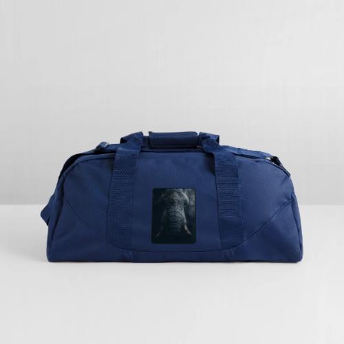 Shadow Elephant Intense Eyes Design - Recycled Duffel Bag