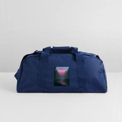 Neon UFO Forest River Design - Recycled Duffel Bag