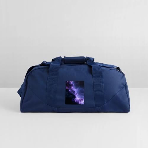 Purple Nebula Space Design - Recycled Duffel Bag