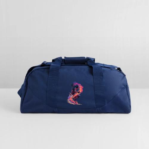 Flaming Ninja Warrior Fantasy Design - Recycled Duffel Bag