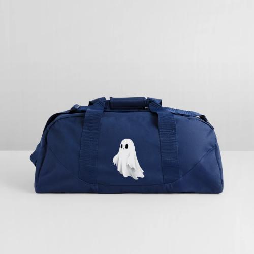 Cute Ghost Cartoon Design - Recycled Duffel Bag