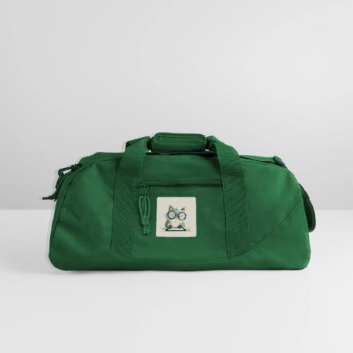 Creative Cat Digital Artist Illustration - Recycled Duffel Bag