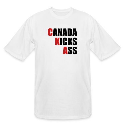 Canada Kicks Ass Vertical - Men's Tall T-Shirt