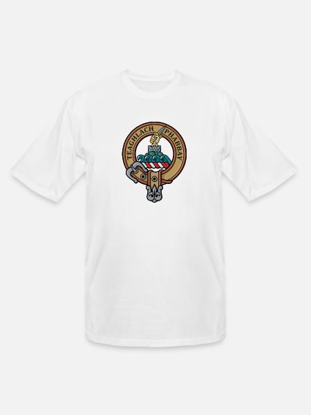 Clan Morrison Crest - Men's Tall T-Shirt - white