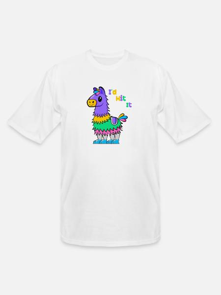 I d Hit It - Men's Tall T-Shirt - white