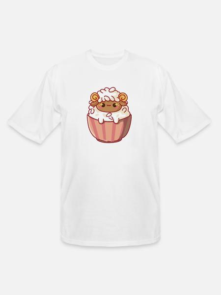 Rice Lamb - Men's Tall T-Shirt - white