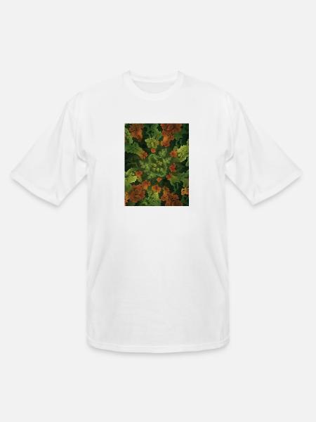 Fractal forest - Men's Tall T-Shirt - white