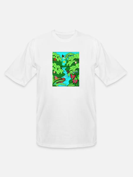 SCARLET SABLE - Men's Tall T-Shirt - white