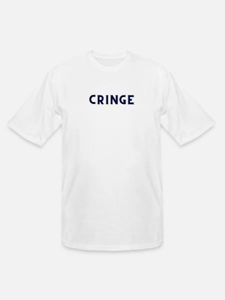 Cringe - Men's Tall T-Shirt - white