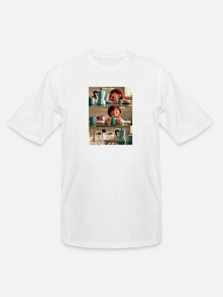 Brewed Awakening - Men's Tall T-Shirt - white