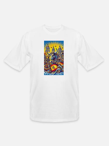 Spanien Stier Espana Design - Men's Tall T-Shirt - white
