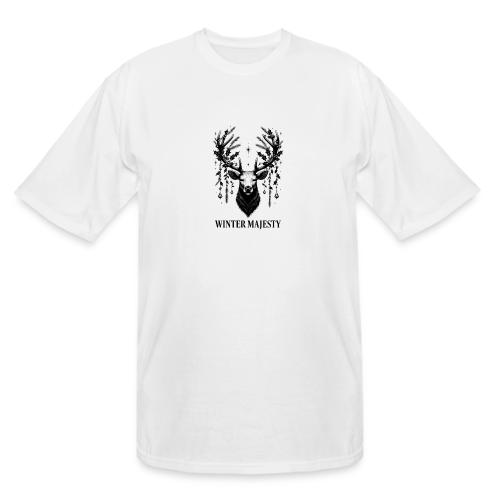 Majestic Reindeer T-Shirt, Poster, & Mug - Men's Tall T-Shirt