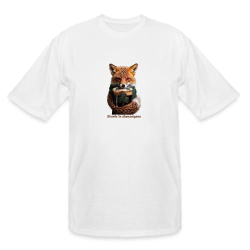 Sly Emerald Fox Toast T-Shirt - Men's Tall T-Shirt