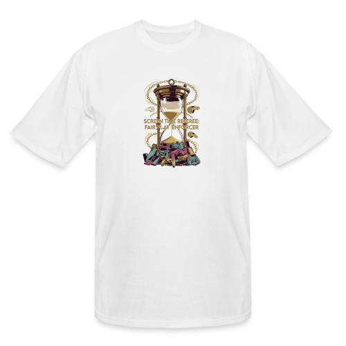 Screen Time Referee T Shirt, Fair Play Enforcer - Men's Tall T-Shirt