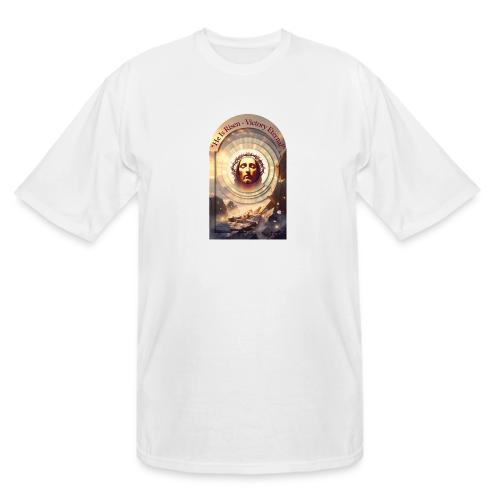 Easter He Is Risen Sacred Face T Shirt, wife Gift - Men's Tall T-Shirt