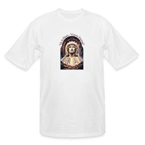 Easter He Is Risen Face of Christ T Shirt, Gift - Men's Tall T-Shirt