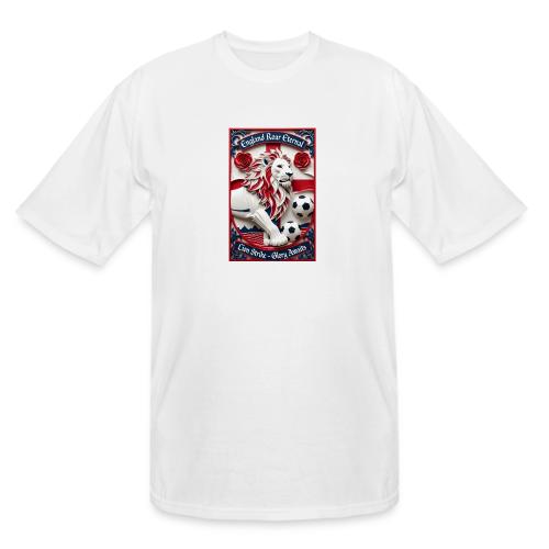 England Lion Soccer T Shirt, Football Pride Gift - Men's Tall T-Shirt