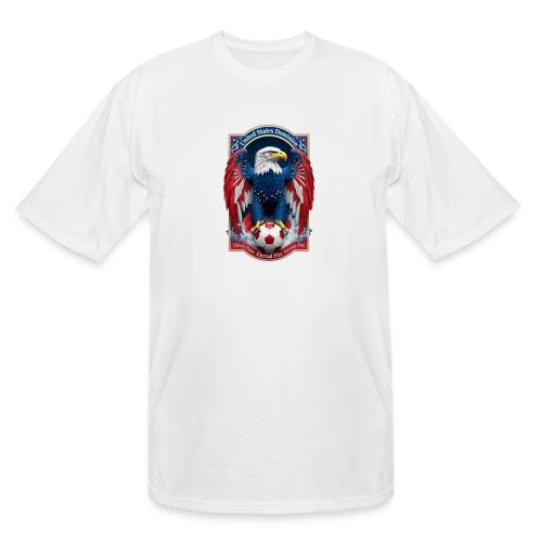 USA Eagle Emblem T Shirt, USA Soccer Pride Gift - Men's Tall T-Shirt