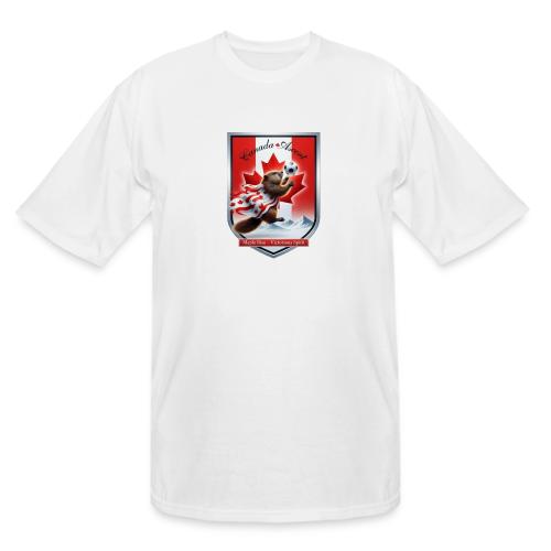 Canada Beaver Ascent T-Shirt, Canadian Pride Gift - Men's Tall T-Shirt