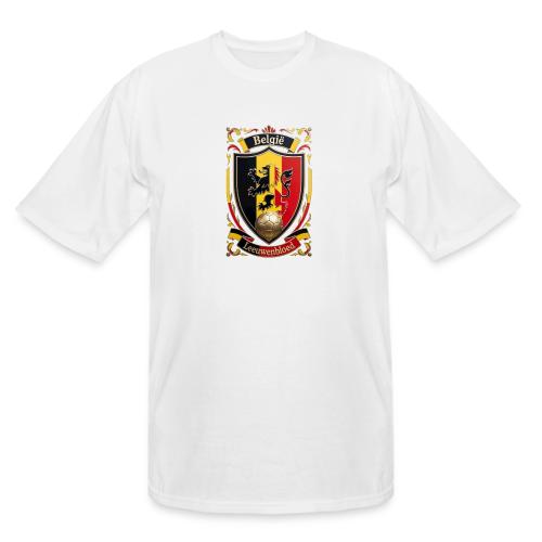 Belgium Lion Crest T-Shirt, Belgian Flag Gift - Men's Tall T-Shirt