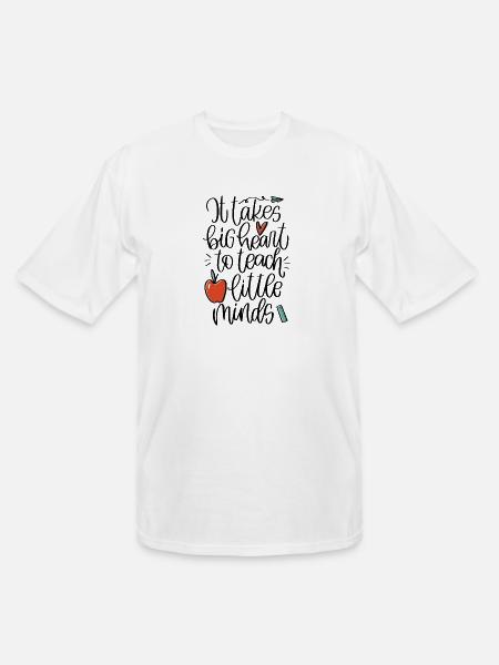Teaching with Passion - Men's Tall T-Shirt - white