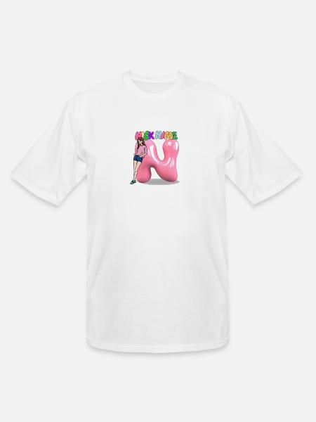 Nick Name N - Men's Tall T-Shirt - white
