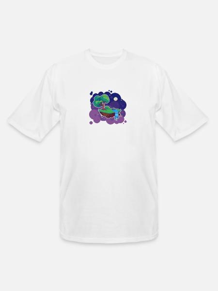 Floating Island - Men's Tall T-Shirt - white