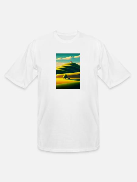 superb minimalism - Men's Tall T-Shirt - white
