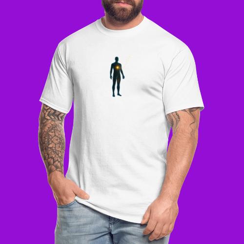 Glowing Chest Personl - Men's Tall T-Shirt
