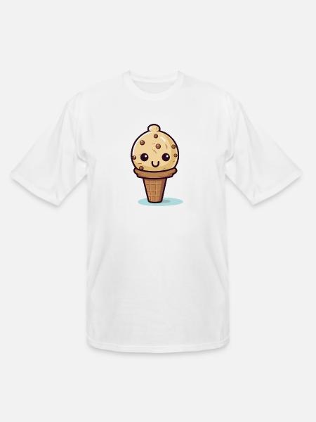 Ice Cream Cone - Men's Tall T-Shirt - white