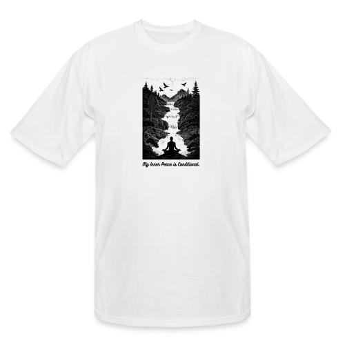 Conditional Inner Peace T-Shirt | Minimalist Zen - Men's Tall T-Shirt