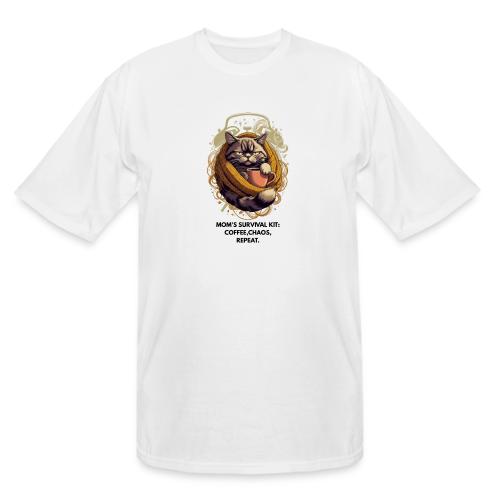 Powered by Sarcasm Cat Tee - Men's Tall T-Shirt